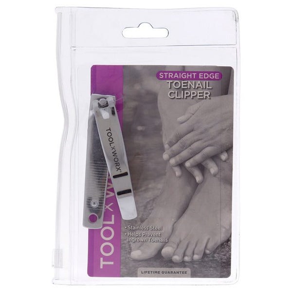 Toolworx Toenail Clipper Straight Edge by Toolworx for Unisex - 1 Pc Clipper Carousel 1