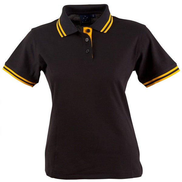 ECLIPSE | Ladies Truedry Contrast Trim Polo Shirt Carousel 1