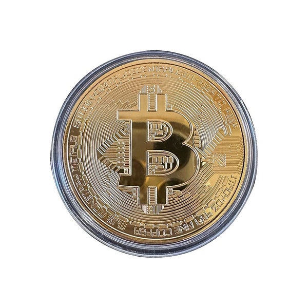 Bitcoin Commemorative Coin for Cryptocurrency Collectors & Gifts - Gold Carousel 1