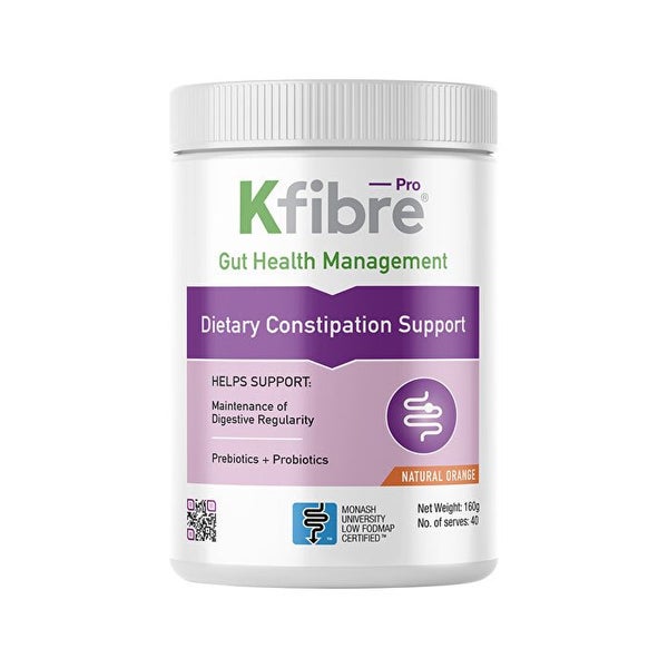 Kfibre Pro Dietary Constipation Support Natural Orange Tub 160g Carousel 1