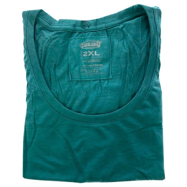 Cariloha Bamboo Scoop Tee - Tropical Teal Heather by Cariloha for Women - 1 P... Carousel 1