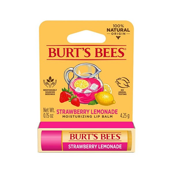 Burt's Bees Burt's Bees Moisturising Lip Balm Strawberry Lemonade 4.25g Carousel 1