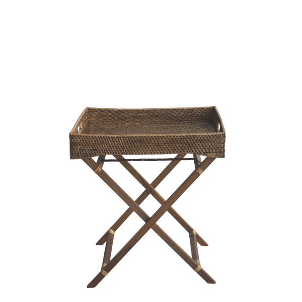 Rattan Butler Tray Carousel 1