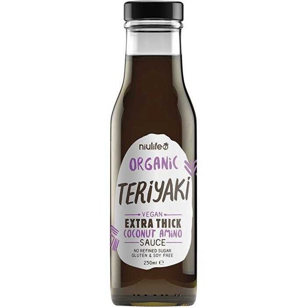 Niulife Organic Coconut Amino Sauce Extra Thick Teriyaki 6x250ml Carousel 1