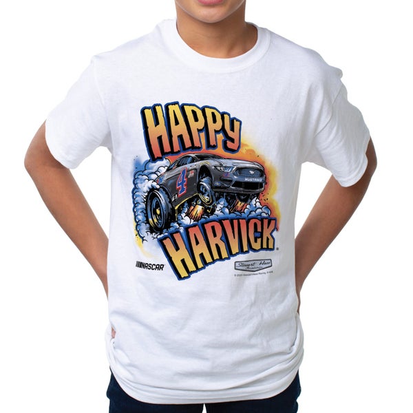 DelSol NASCAR Kids Fine Jersey Crew Tee - Kevin Harvick - 10 White by DelSol ... Carousel 1