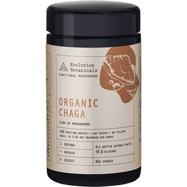 Evolution Botanicals Organic Chaga King of Mushrooms 80g Carousel 1