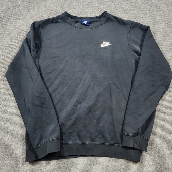 Nike Essentials Black Crewneck Sweatshirt Size Small Carousel 1