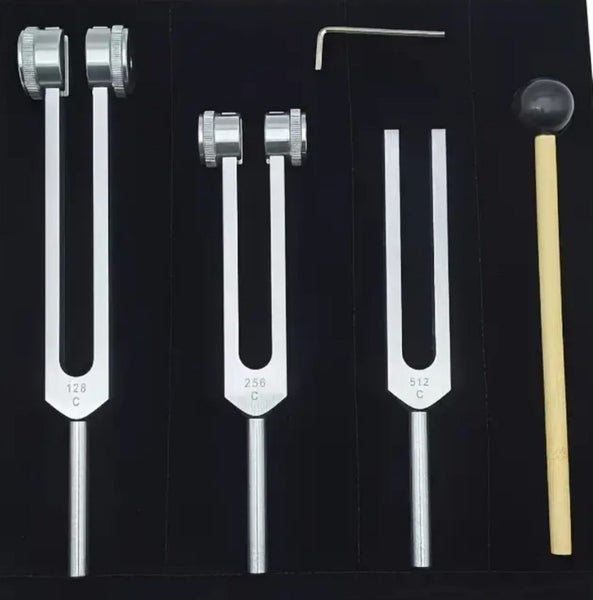 Tuning fork 3pc set- Healing Chakra's Carousel 1
