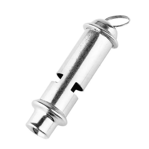 1pcs Metal Police Whistle With Lanyard, Safety Whistles For Sports, Referees, Do Carousel 1