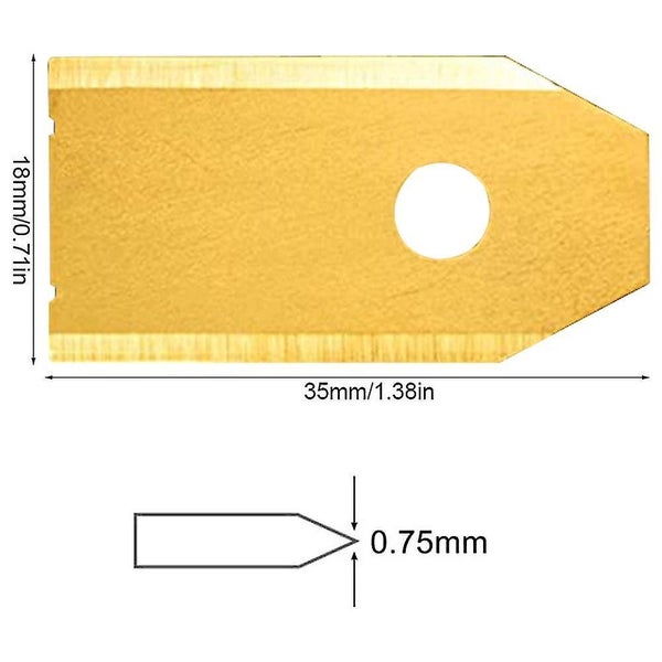 Replacement Carbonized Steel Blades for Husqvarna Robotic Mowers - 30pcs Carousel 2