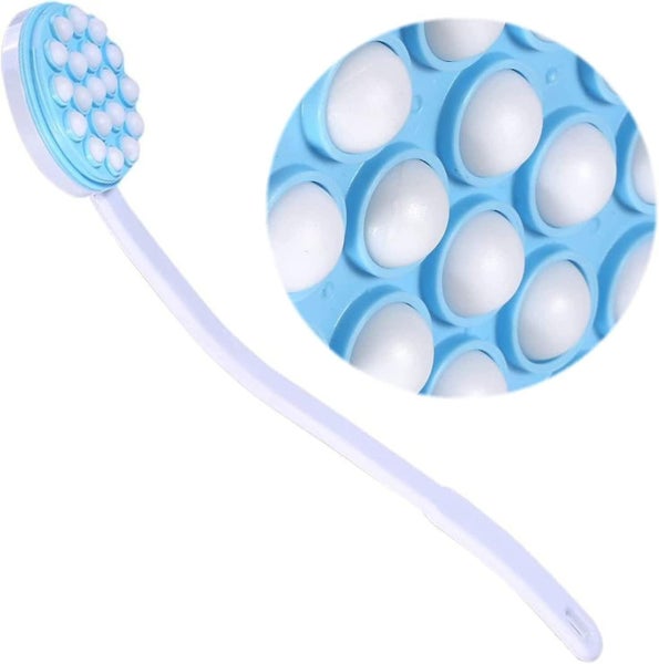 Lotion Applicator For Back, Long Handled Easy Reach Back Scrubber Massager Body Carousel 1