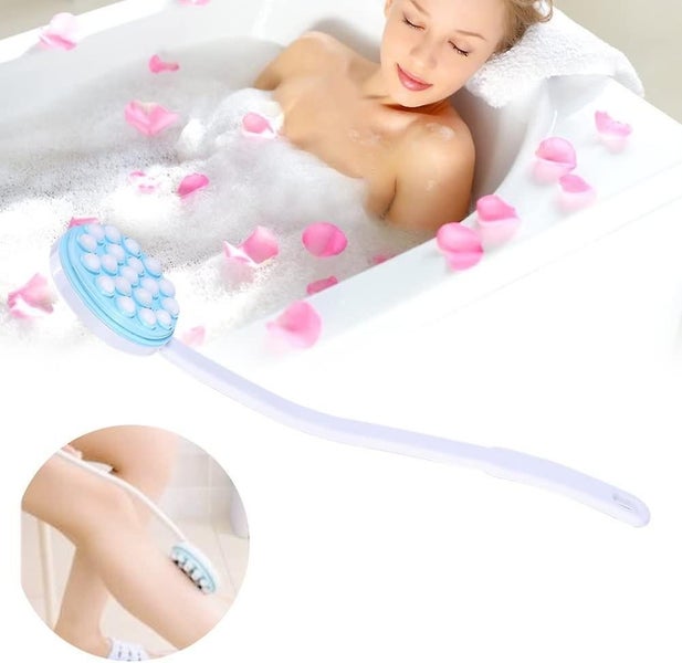Lotion Applicator For Back, Long Handled Easy Reach Back Scrubber Massager Body Carousel 4