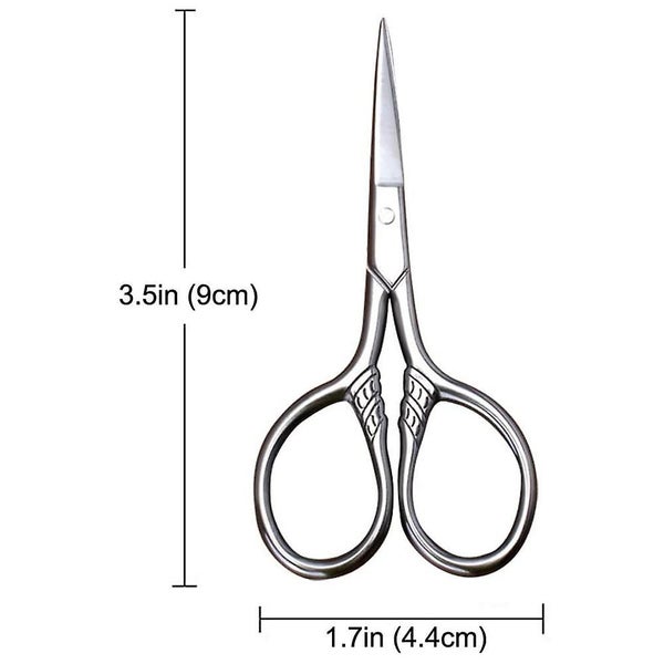 Small Scissors Stainless Steel Facial Hair Grooming Beauty Tool For Men Carousel 2