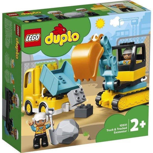 Lego Duplo Truck & Tracked Excavator 10931 Carousel 1