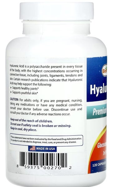 HYALURONIC ACID + COLLAGEN TYPE II + GLUCOSAMINE + CHONDROITIN 120 CAPS - E1026 Carousel 3