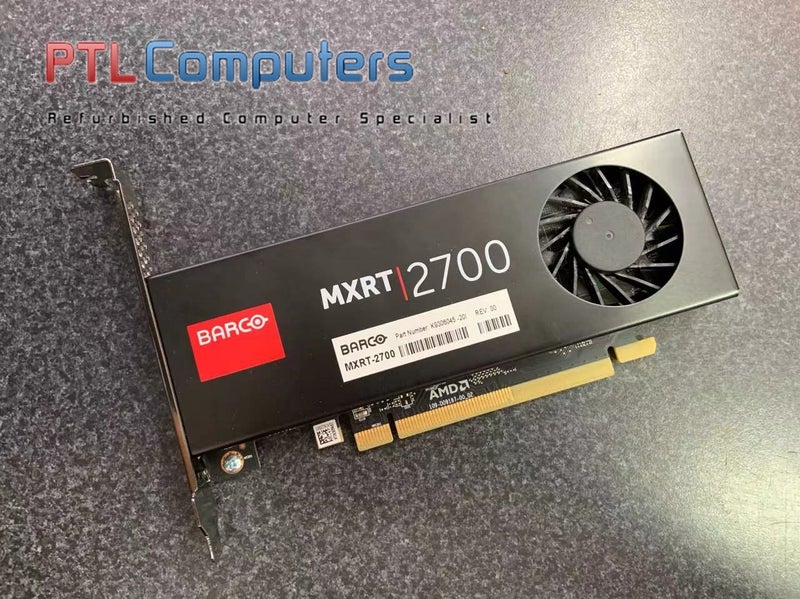 Barco MXRT 2700 Medical controller 2GB High Video card 2x Mini DisplayPort DP Carousel 1