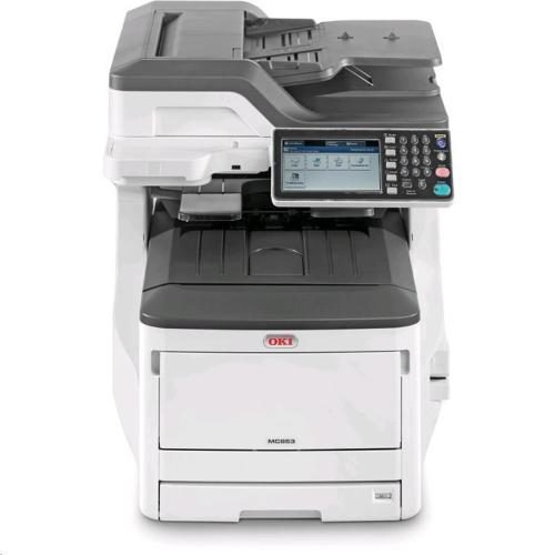 Oki MC853DN A3 Colour Laser Multifunction Printer Network - 23ppm - 1200 x 600 Carousel 1