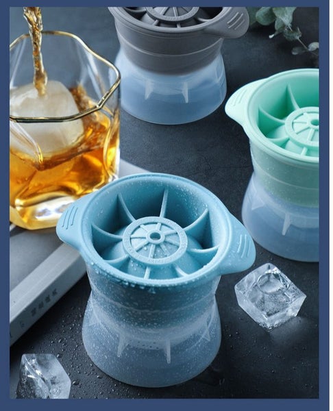 NEW 1PC Ice Mold Large Whiskey 6CM Ice Ball Mold Silicone Freezer Ice Ball Maker Carousel 1