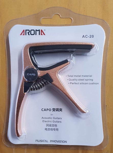 Aroma - AC20 Guitar Capo - Rose Gold Carousel 1
