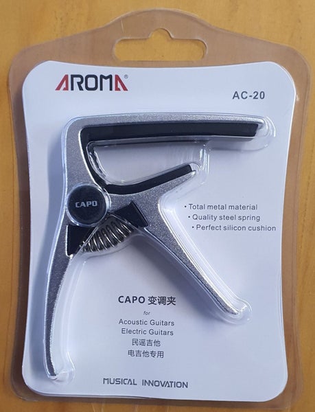 Aroma - AC20 Guitar Capo - Silver Carousel 1