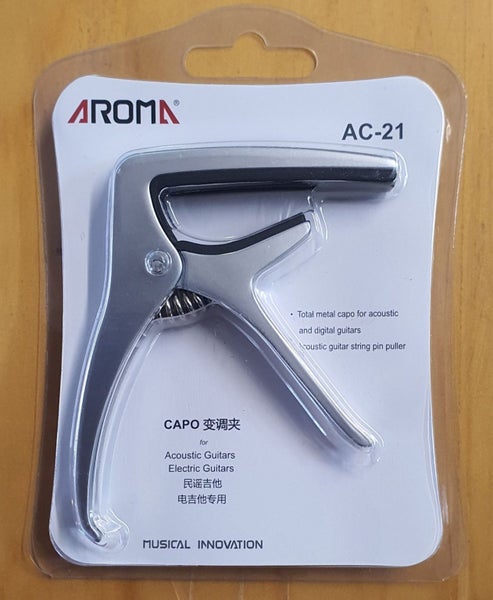 Aroma - AC21 Guitar Capo - Silver Carousel 1