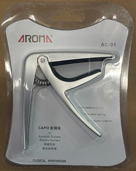 Aroma - AC01 Guitar Capo - Silver Carousel 1