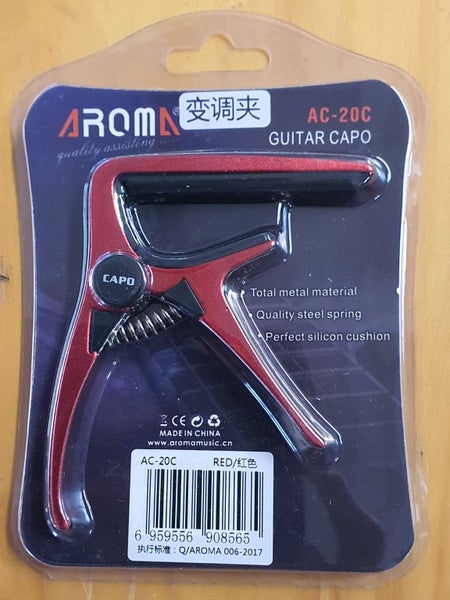 Aroma - AC20C Guitar Capo - Red Carousel 1