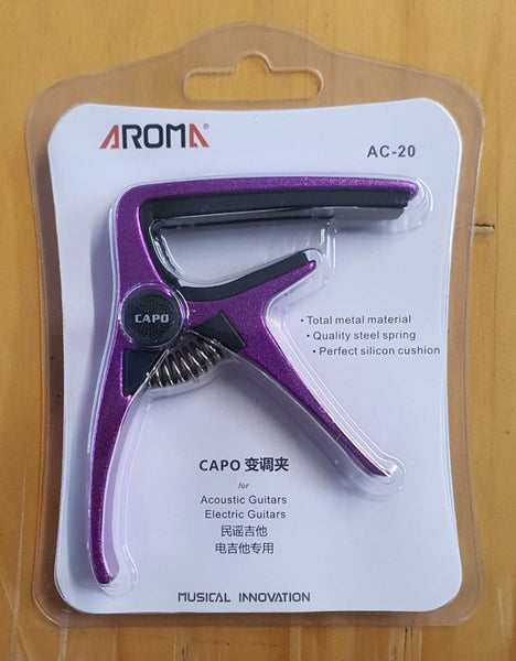 Aroma - AC20 Guitar Capo - Purple Carousel 1