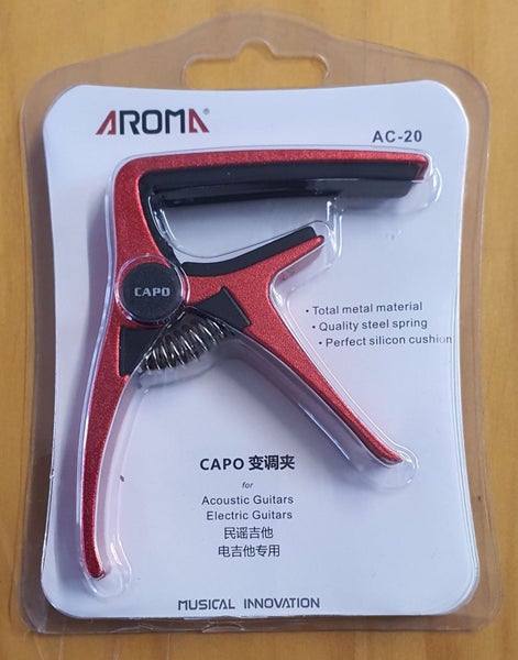 Aroma - AC20 Guitar Capo - Red Carousel 1