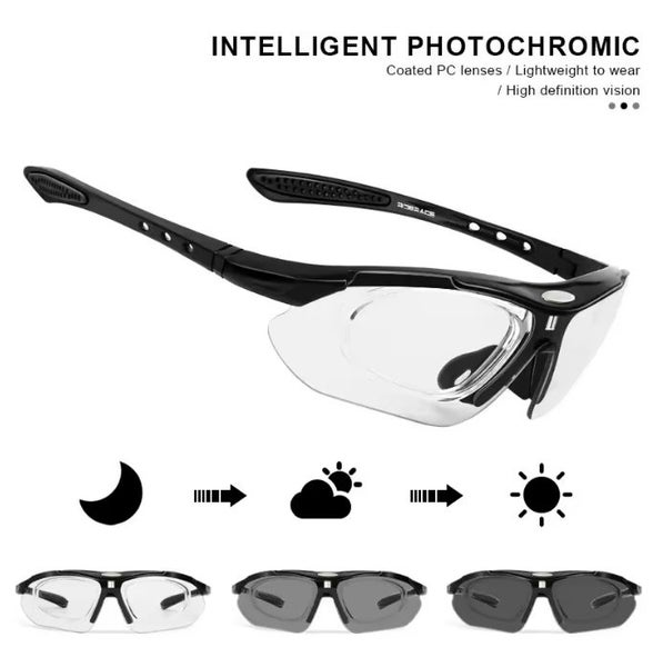 Photochromic DAY & NIGHT 100% Polarised & UV400 Cycling Sports Sunglasses Carousel 2