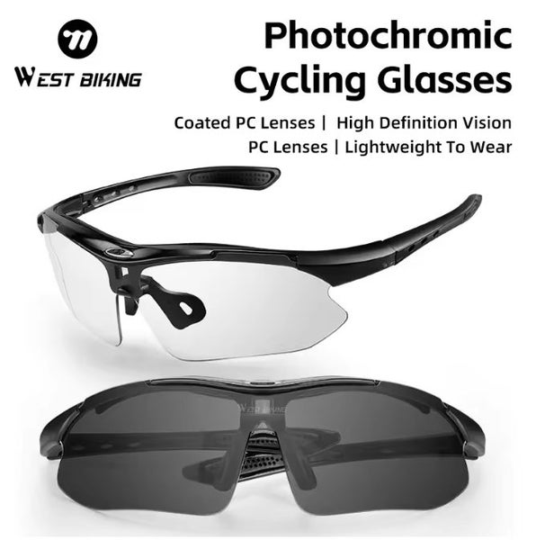 MTB Photochromic Cycling Mens Sunglasses Lightweight Eye-wear Carousel 1