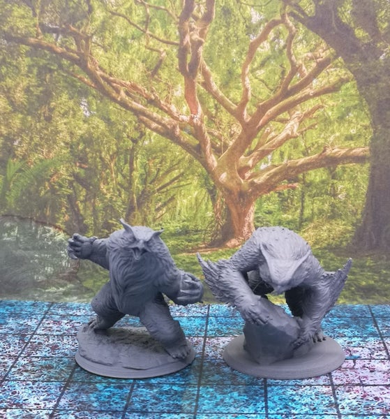 OwlBear Monster Miniature Dungeons and Dragons dice4dungeons LACo Carousel 1