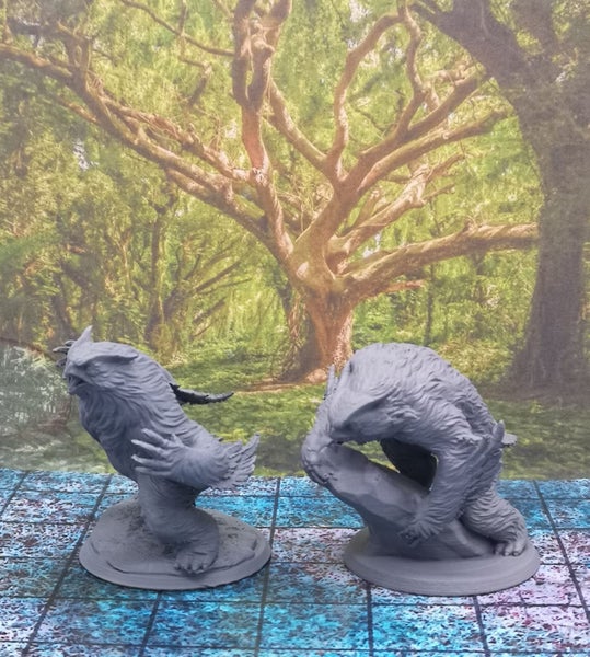 OwlBear Monster Miniature Dungeons and Dragons dice4dungeons LACo Carousel 2