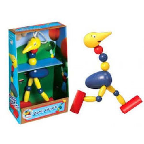 Oscar Ostrich Wooden Toy Carousel 1