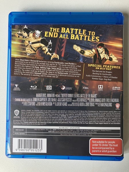 Mortal Kombat Legends - Battle Of The Realms Blu Ray Carousel 3