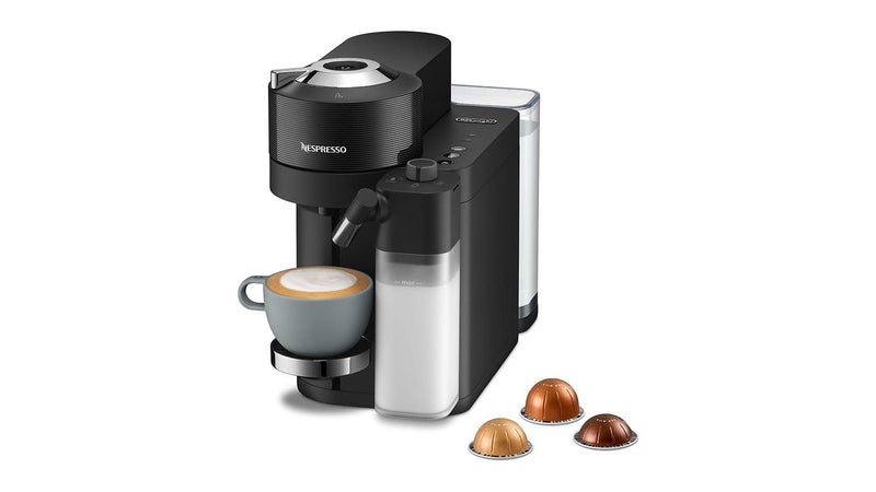Nespresso DeLonghi Vertuo Lattissima Capsule Espresso Machine - Black (ENV300.B) Carousel 1