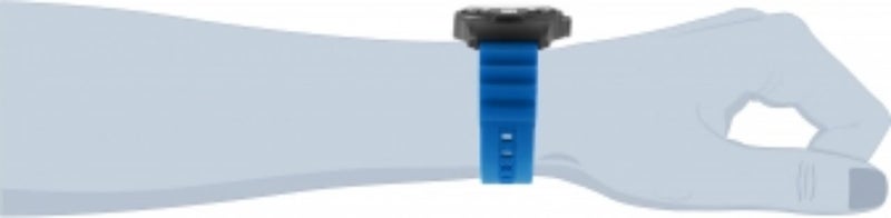 1day-Invicta Men's 'Coalition Forces' 100M Quartz S/S and Silicone Watch Blue Carousel 3