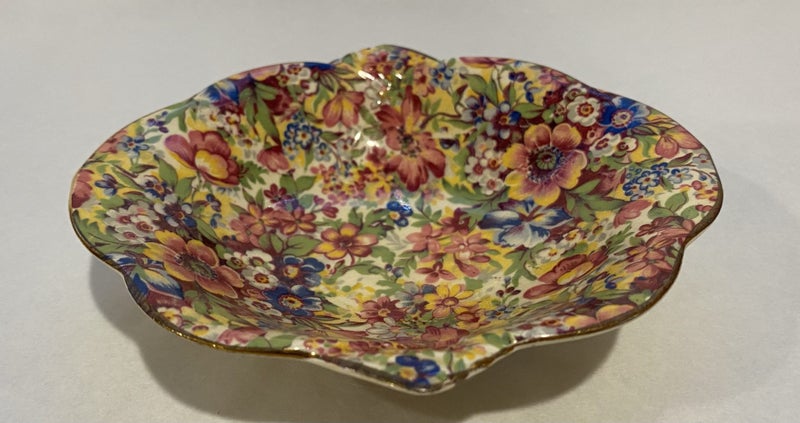 CRAZY SALE! Royal Winton Grimwades Sunshine Chintz Oval Dish - Pretty62864733005441111