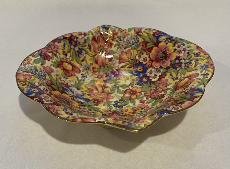 CRAZY SALE! Royal Winton Grimwades Sunshine Chintz Oval Dish - Pretty62864733005441113