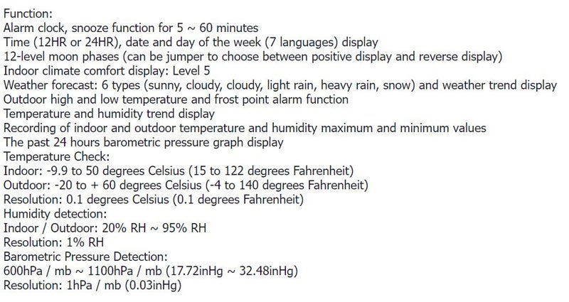NEW NEW Wireless Weather Station Clearance Clearance Afterpay Carousel 14