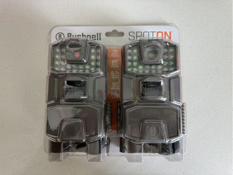 2 Pack Bushnell Spot-on 18MP Full-HD Low Glow Trail Camera Carousel 1