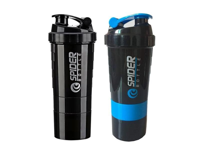 3 Layers Shaker Protein Bottle For Body Building Exercise Carousel 1