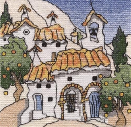 Michael Powell Mini Spanish Cottages 5 - Counted Cross Stitch Chart Pack Carousel 1