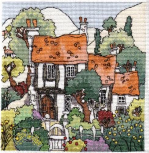 Michael Powell Cross Stitch Chart Pack: Cottage Gardens 1 Carousel 1
