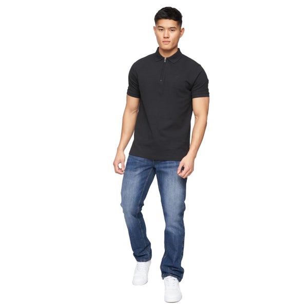 Crosshatch Mens New Techno Denim Embossed Jeans Carousel 4