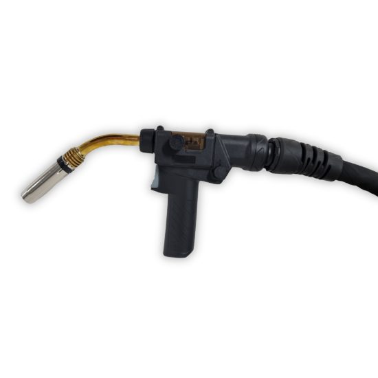 Strata 24V Air-Cooled Push-Pull Gun 8m. 45 degree Neck, 10K Wire Speed Control Carousel 1