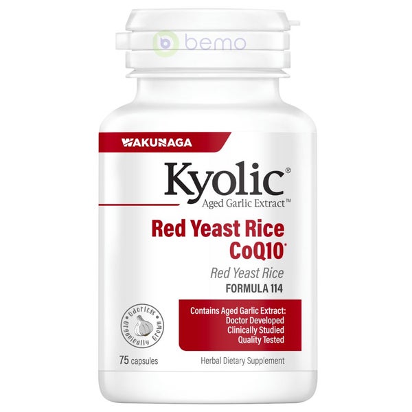 Kyolic, Red Yeast Rice CoQ10, 75 capsules Carousel 1