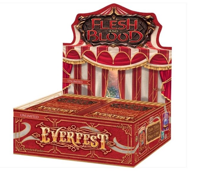 Flesh and Blood TCG: Everfest Booster Box (1st Edition) New and Sealed Carousel 1