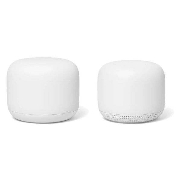 Google Nest WiFi Home Mesh Router 2 Pack GA00822 - 1 Base Unit and 1 Wifi Poi... Carousel 1