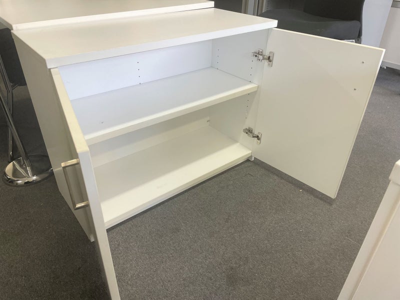2 Door White Credenza - FREE DELIVERY @ BUY NOW PRICE WITHIN AUCKLAND Carousel 2